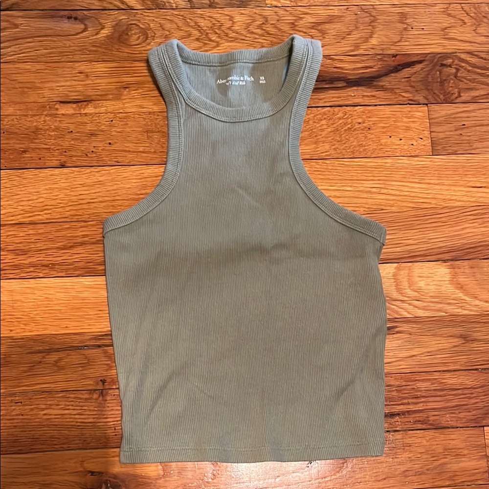 Abercrombie & Fitch Olive Tank Top